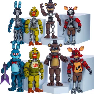 Figura Five Nights At Freddys Fazbear Bunny Foxy Set Muñecos