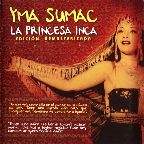 Yma Sumac Cd La Princesa Inca Ed Remasterizada Bonus Docum 