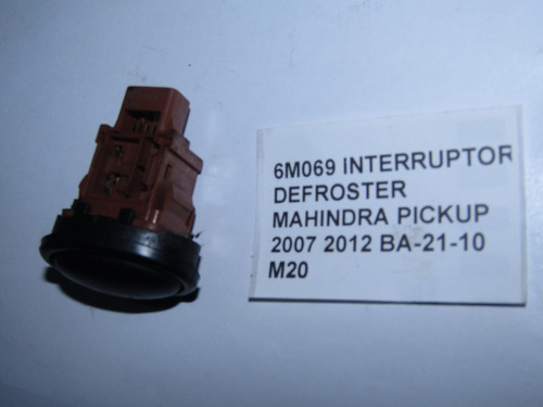 Interruptor Defroster Mahindra Pickup 2007 2012