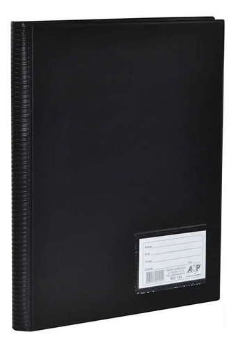 Carpeta de catálogo Acp, 245 x 335 x 40 cm, con 50 sobres de plástico