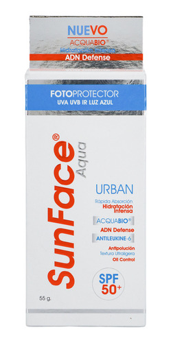 Fotoprotector Sunface Solar Aqua Urba - GRS a $2131