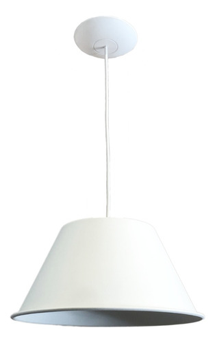 Colgante Campana Moderno  Blanco Ø30cm E27 271