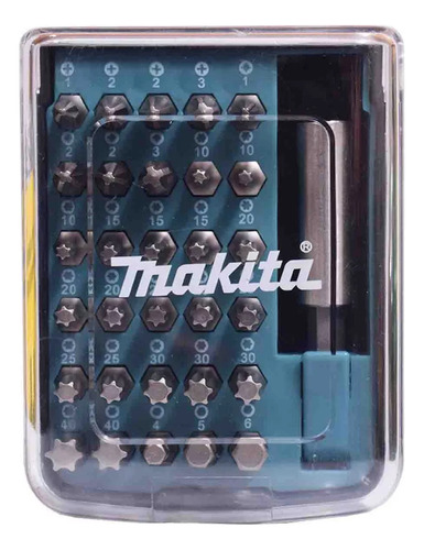 Jogo De Bits Com 31 Peças Makita D-34936 - Makita