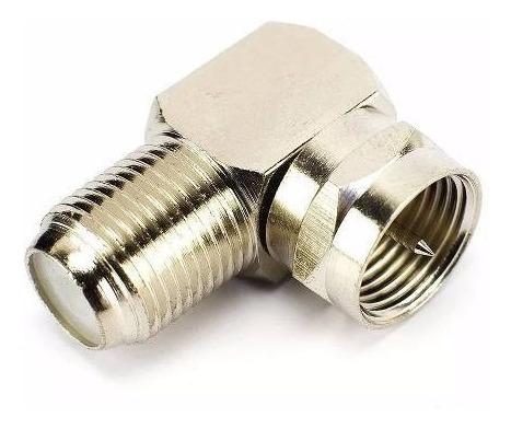 63 Conectores Coaxial Para Fêmea Coaxial 90 Graus Em L Rg6