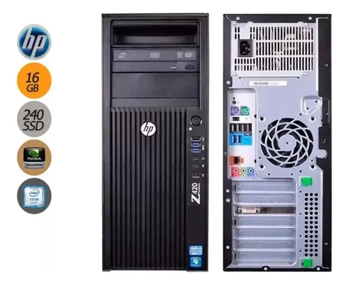 Workstation Hp Z420 (xeon E5-1620/16gb/256ssd/1tbsata/k2200