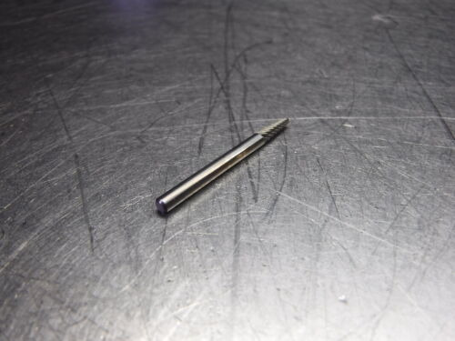 Fullerton Tool 3mm Solid Carbide Single Cut Burr 12 Flut Yyz