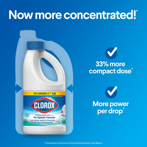 Clorox Blanqueador Concentrado Lino Limpio 2 Botellas 1,18 L