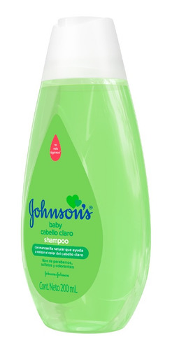 Shampoo Para Bebé Johnsons Manzanilla Cabello Claro 200ml