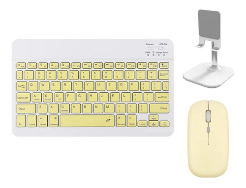 Kit De Teclado, Bluetooth Ratón Teléfono/tablet Soporte