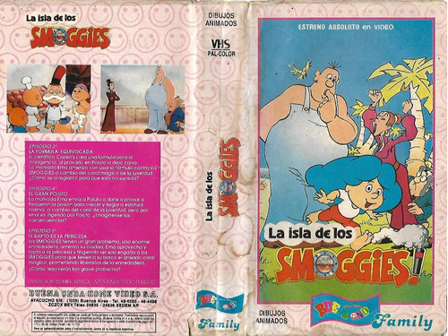 La Isla De Los Smoggies Vhs Buena Onda En Castellano