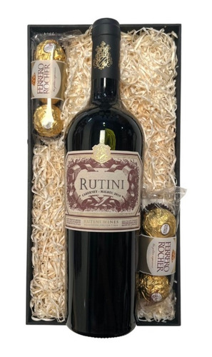 Kit Vino Rutini Cab - Malb + Chocolates - Perez Tienda -