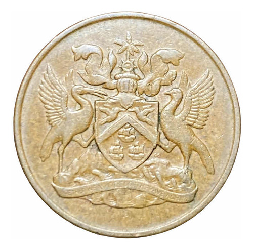 Moneda 5 Centavos Trinidad Y Tobago 1972 Km 2 (Usado)