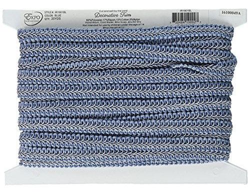 Adornos Cortados A Medida Alice Classic Woven Braid, Azul (5