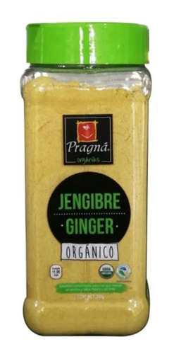 Jengibre Orgánico 255g Pragná Metabólico Y Antiinflamatorio 