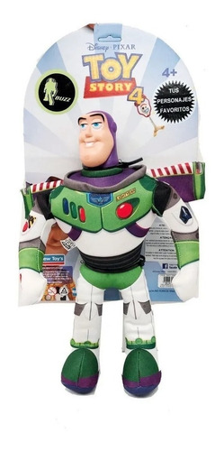 Imagen 1 de 5 de Buzz Lightyear Toy Story Peluche 40cm Playking