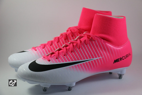 Chuteira Nike Mercurial Victory Rosa Botinha - 6 Travas | Mercado Livre