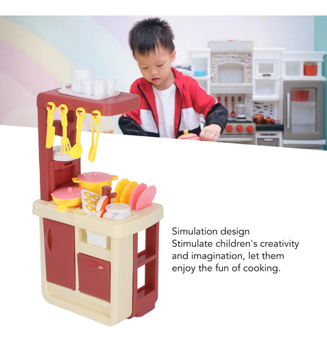 Set De Juegos Interactivos De Cocina Para Niños, 44 Piezas,