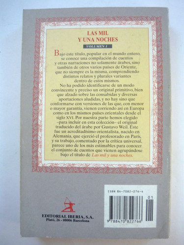 Imagen 2 de 3 de Las Mil Y Una Noches 3 Tomos, Anónimo, Iberia