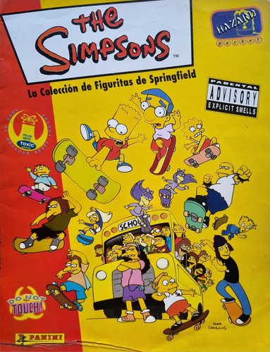 Album The Simpsons 1999 Panini Muy Buen Estado Incompleto (Usado)