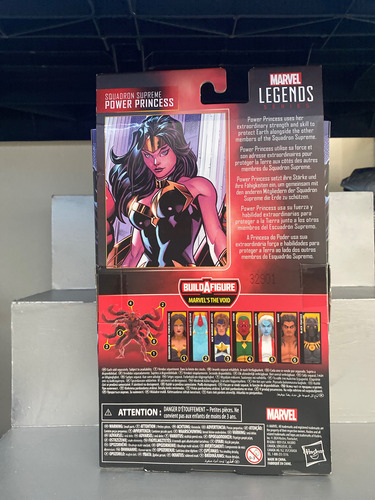 Figura Power Princess Marvel Legends Hasbro 17 Cm
