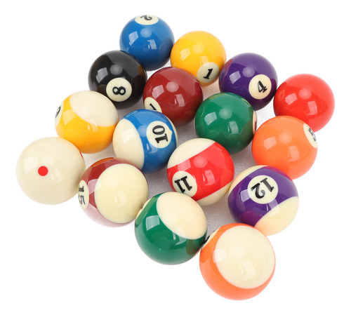Juego De 16 Bolas De Billar De Repuesto De Resina, 2.25 PuLG