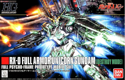 Unicorn Gundam Full Armor Hg 1/144 Bandai * Despacho Gratis
