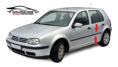 Vw Golf L/ Nueva 1999 Bagueta Puerta Trasera Izquierda Negra