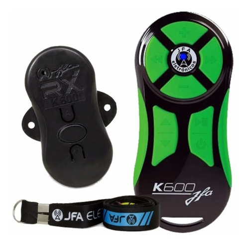 Controle Longa Distancia Jfa K600 Preto Com Verde