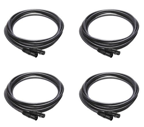 Venetian Cable Dmx 3 Metros Xlr Canon Armado 120 Ohm X 4