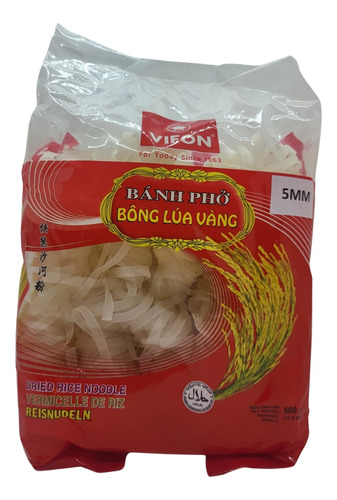 Fideo De Arroz Vermice 500 Gr 5 Mm