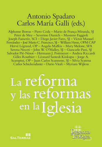 La Reforma Y Las Reformas De La Iglesia, De Spadaro, Antonio. Editorial Sal Terrae, Tapa Blanda En Español