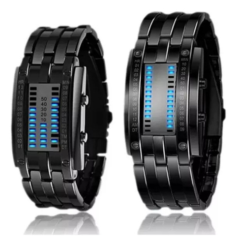 Reloj Binario Estilo Pareja De 2 Piezas Con Led Resistente A