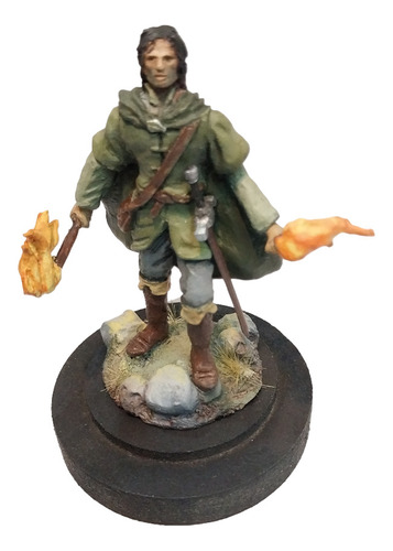 Figura De Plomo Aragorn  1/32 O 54mm Artesanal Original