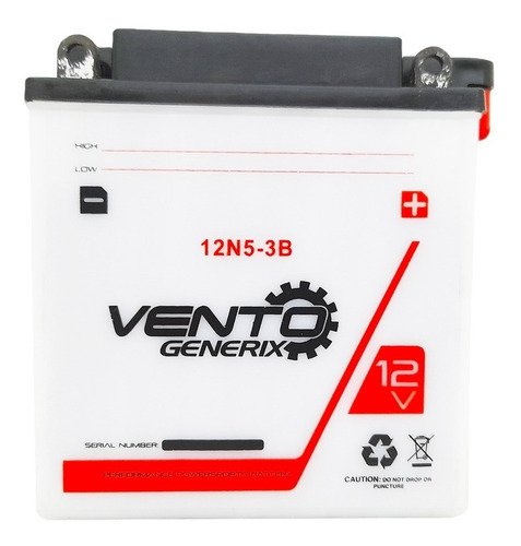 Batería Moto 12n5-3b Vento Wind 125 / Avenue 125 Original