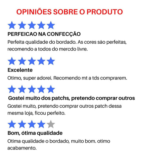 Imagem 4 de 5 de Kit Lote 6 Peças Bordados Patch Termocolantes Militar Roupas