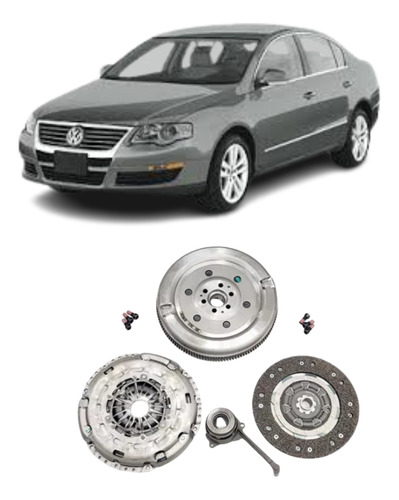 Kit De Embrague + Volante Bimasa Vw Passat 2.0 Tdi Año 2009