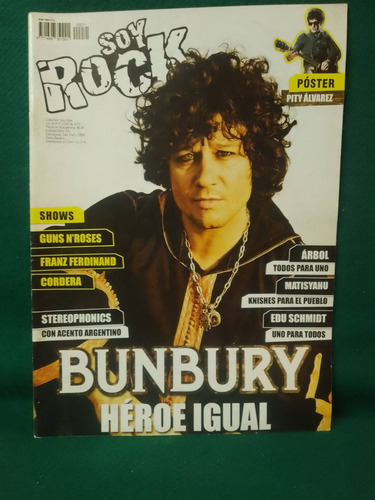 Revista Soy Rock 71 Bunbury Guns And Rpses Franz Ferdinand