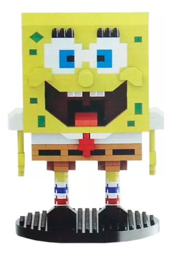 Bloques Armables De Bob Esponja 694 Piezas Figura 3d