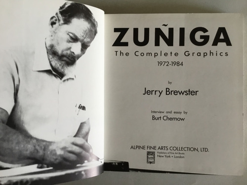 Zuñiga The Complete Graphics 1972 - 1984