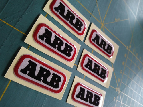 Imagen 5 de 5 de Emblema Arb Para Faro Reflectivo Con Pega Extrafuerte