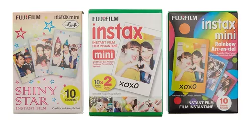 FUJIFILM INSTAX Mini 12 – Cámara de película instantánea (blanco arcilla) +  paquete individual de película instantánea Fuji Instax – 10 impresiones –  Yaxa Colombia