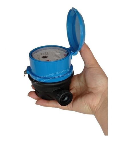 Imagen 3 de 4 de Contador Agua Chorro Unico 1/2 Plastico