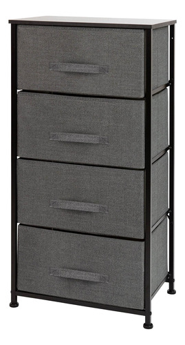 Flash Furniture Harris - Comoda De Almacenamiento De 4 Cajon