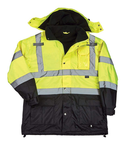 Forro Polar Poliester Verde Lima Amarillo Negro Chaqueta -