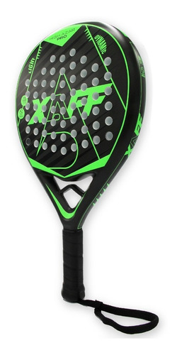 Paleta Paddle Padel Fibra De Vidrio Carbono Xaff Pro