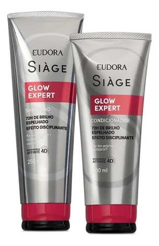 Kit Combo Siàge Glow Expert Eudora Shampoo + Condicionador