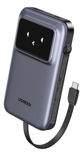 Batería Externa Ugreen Uno De 10.000 Mah Con Cable Usb-c De