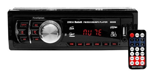 Som Automotivo First Option 8850b Com Usb Bt Sd Mp3