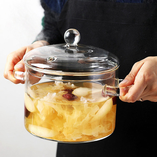 Panela De Fogão, Panelas De Vidro Feitas À 1,5 L Estilo A