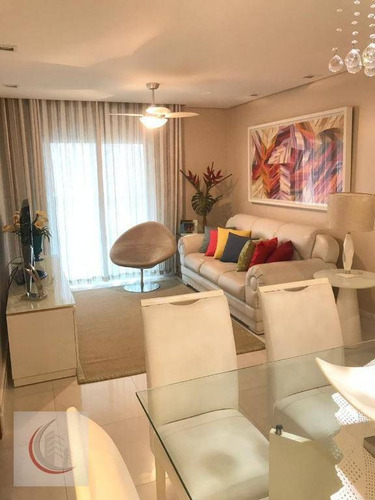 Imagem 8 de 26 de Apartamento Com 2 Dormitórios À Venda, 103 M² Por R$ 480.000,00 - Tupi - Praia Grande/sp - Ap2295